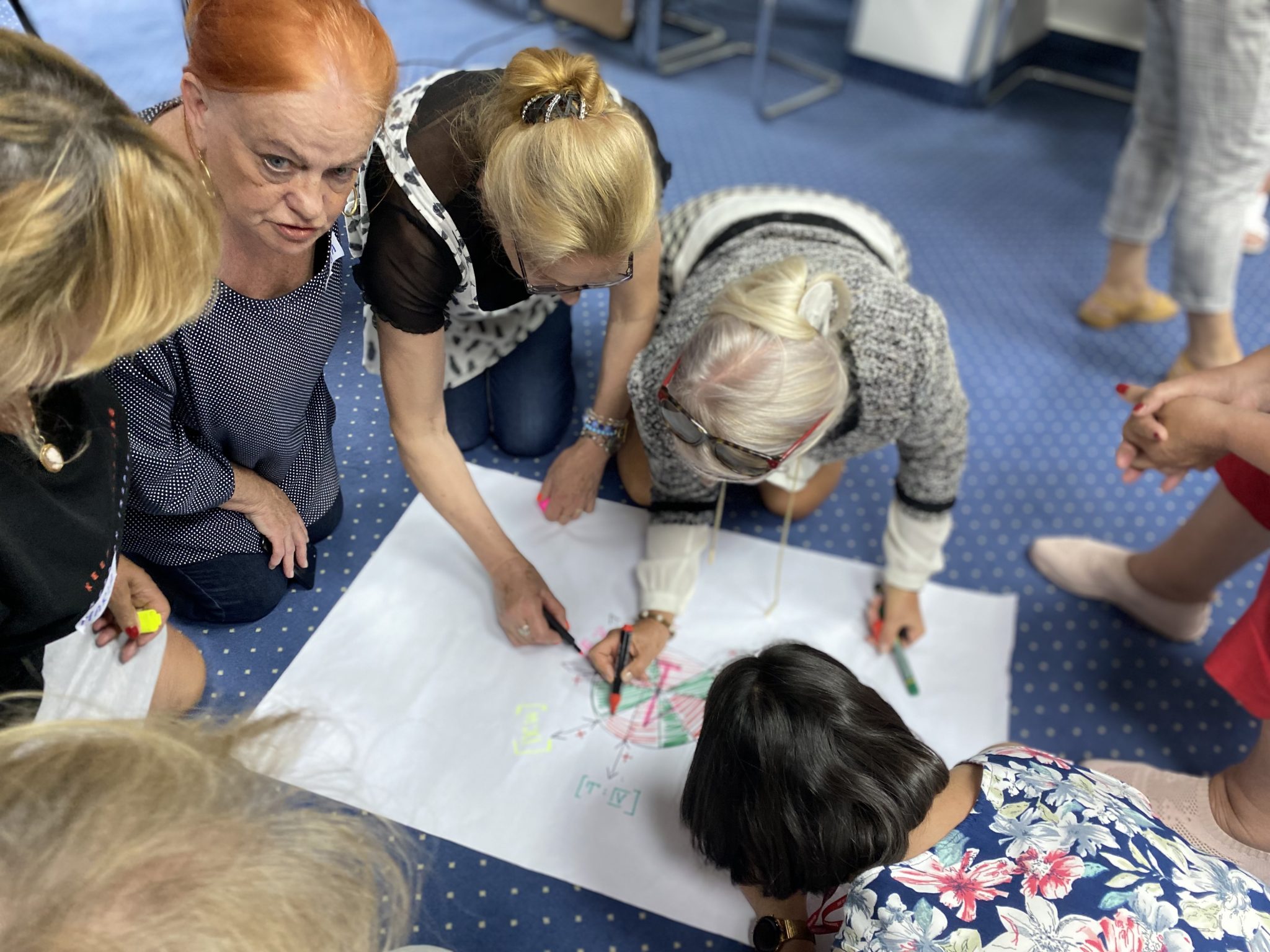 Liderzy 60+ podczas warsztatów artystycznych w Sursum Corda 14