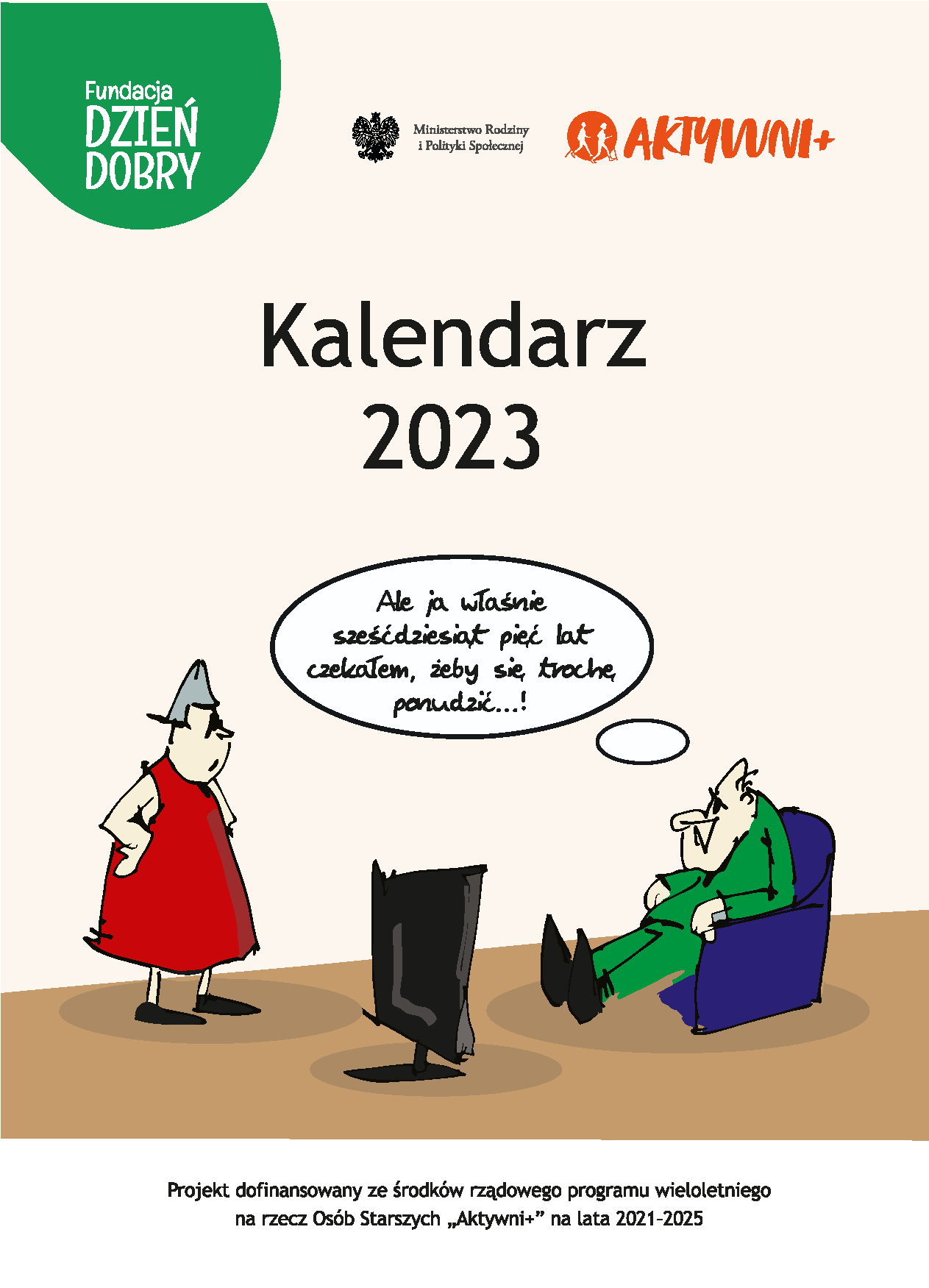 Aktywni cały rok 2023! Kalendarz dla Seniora :) 23