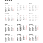 Aktywni cały rok 2023! Kalendarz dla Seniora :) 24