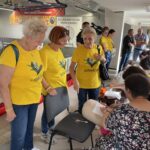 Wymiennik podczas Festiwalu Koronki Klockowej w Bobowej 9