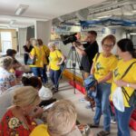 Wymiennik podczas Festiwalu Koronki Klockowej w Bobowej 8