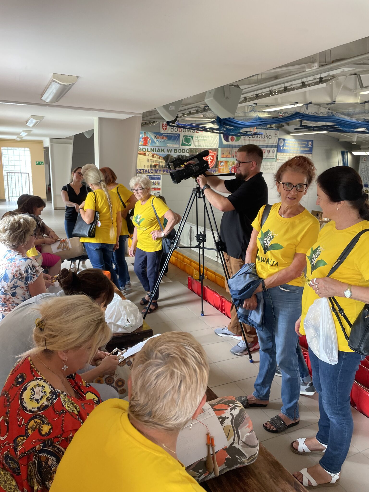 Wymiennik podczas Festiwalu Koronki Klockowej w Bobowej 8